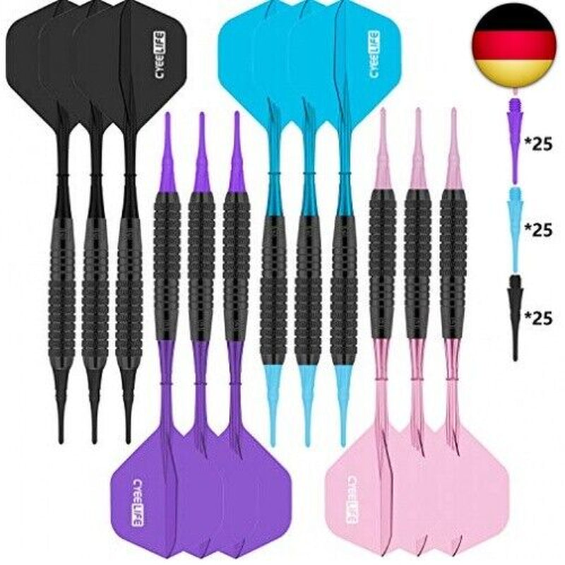 Cyeelife 16 Gr. Soft Dartpfeile. Neue Sehr Stabile Und Biegsame