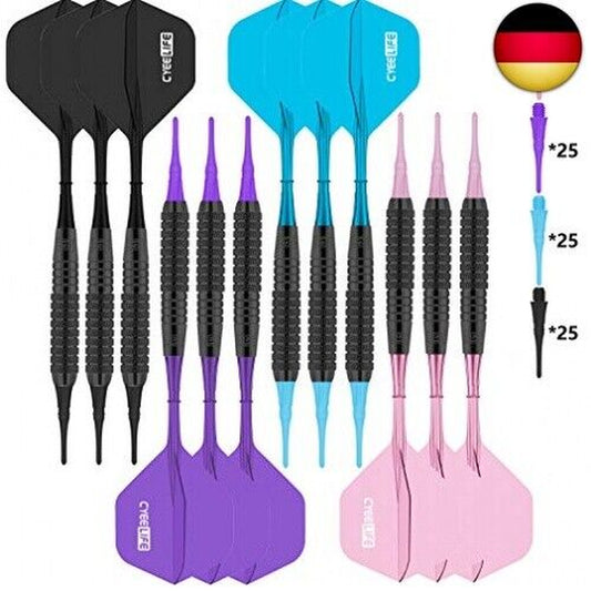 Cyeelife 16 Gr. Soft Dartpfeile. Neue Sehr Stabile Und Biegsame